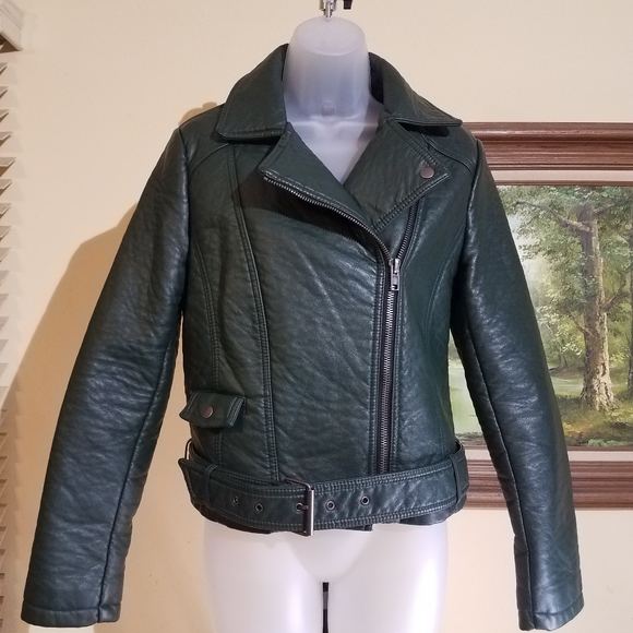 Forever 21 Jackets & Blazers - Forever 21 green jacket  b6